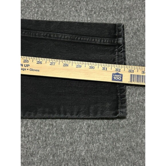 Vtg 90s Levi's 501 XX Women's Black Denim Jeans Button Fly Faded 30x32 (29x32.5) - Picture 11 of 16